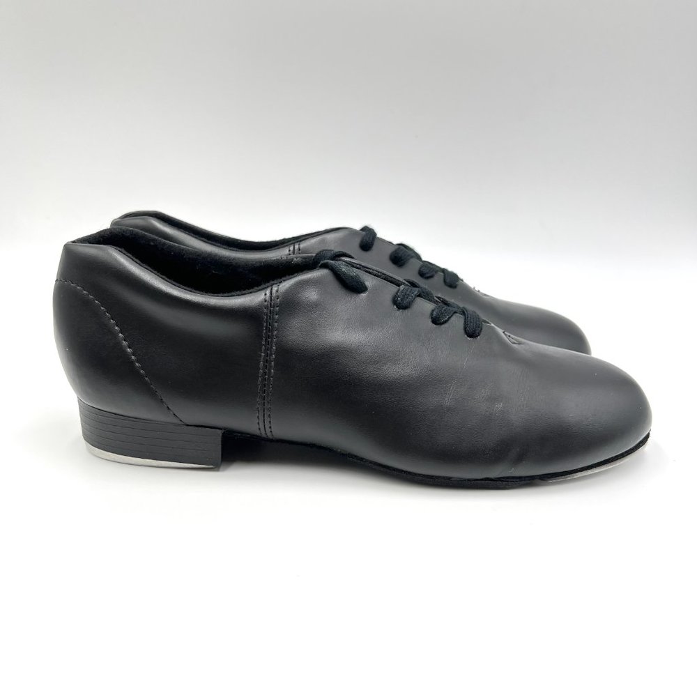 Capezio Womens Size 6.5 CG17‎ Fluid Black Lace Up Oxford Tap Dance Shoes